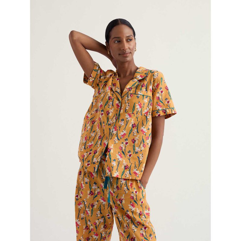 Seasalt Cornwall Nesting Bird Pyjamas - Snapdragon Mango image number 2